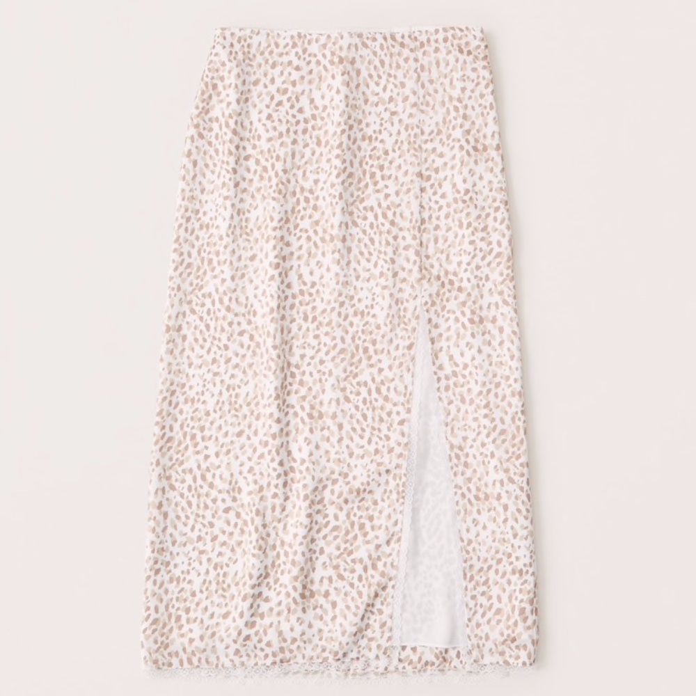 Satin Midi Skirt
